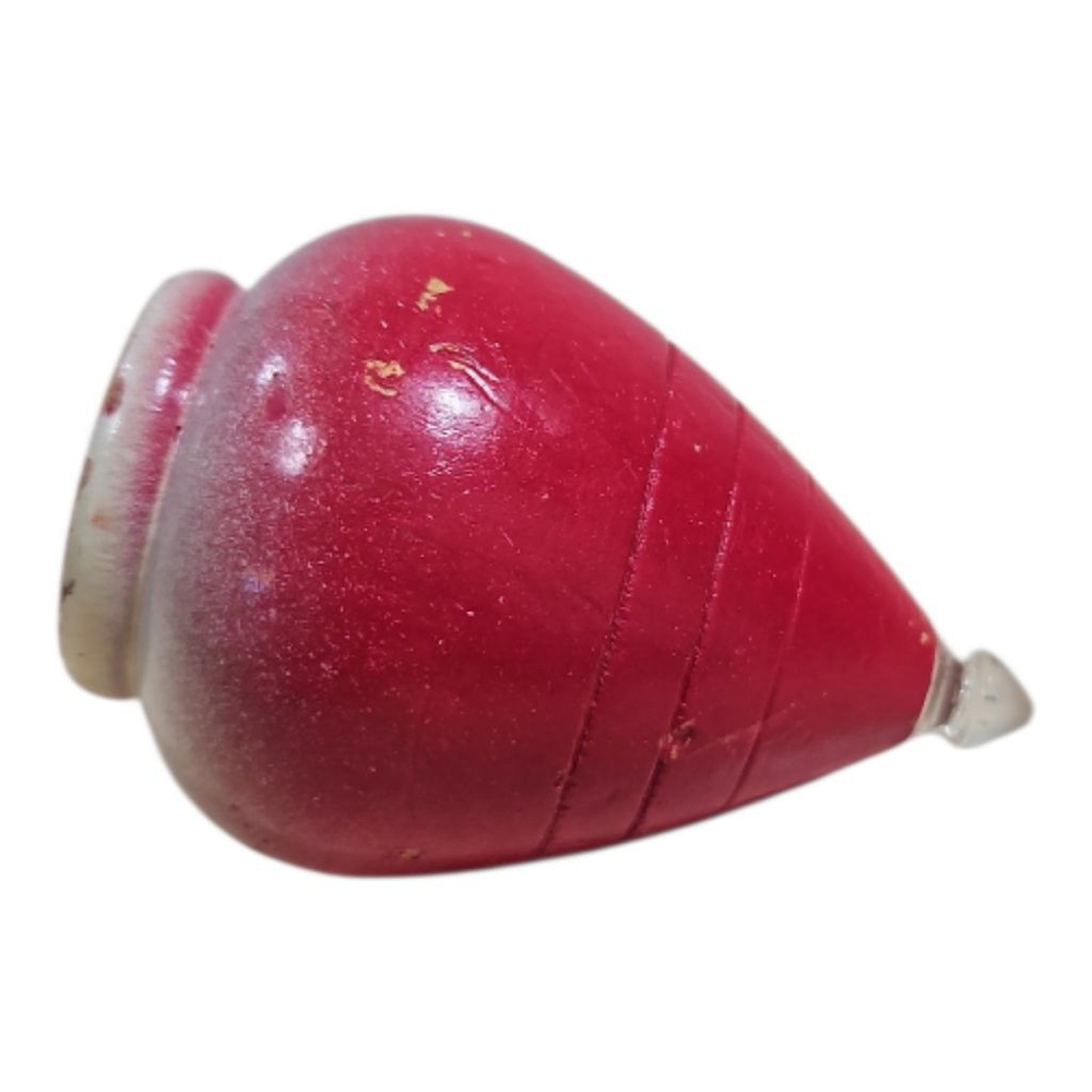 Vintage 1960's Duncan Toutnament Spinning Top Wooden w/ Plastic Tip
